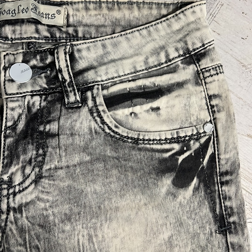 Goagleo Jeans Skinny Light Wash Rare size 27 - Picture 4 of 12